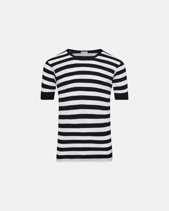T-shirt "original", 100 % økologisk bomuld, Stribet
