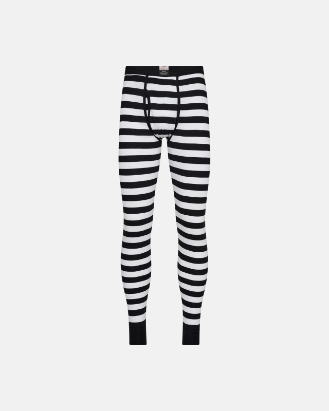 Long johns, 100 % økologisk bomuld, Stribet