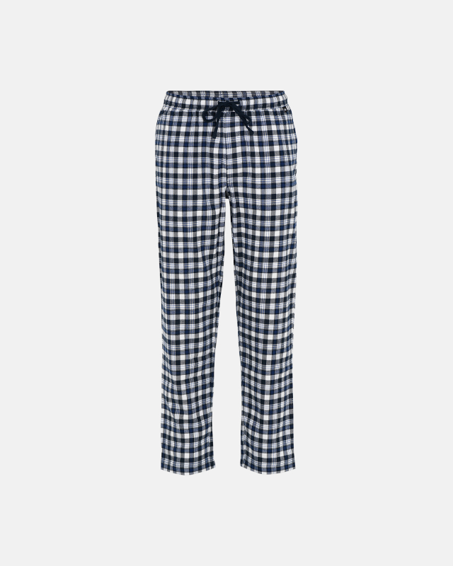 Pyjamasbukser | 100% flannel bomuld | Blåternet -JBS