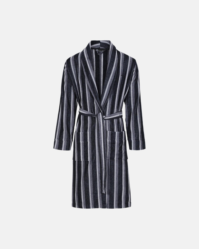 Badekåbe | 100% velour bomuld | Stribet -JBS