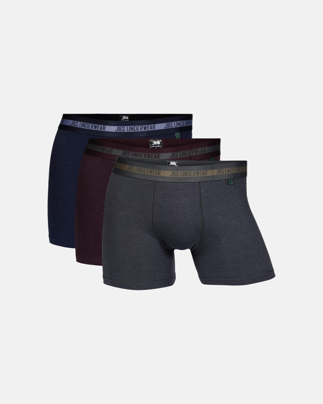 Tights 3-pak, Bambusviskose, Multifarvet