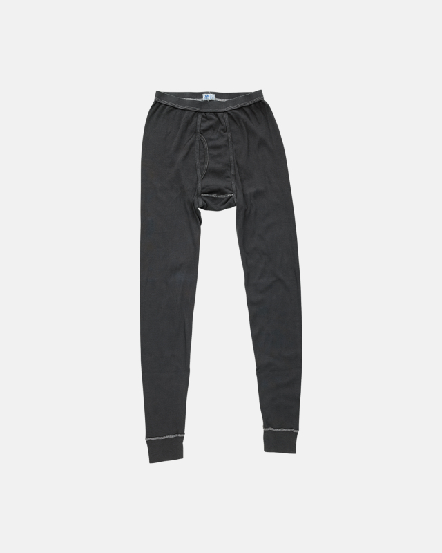 Long johns m. gylp | 100% bomuld | Sort -JBS