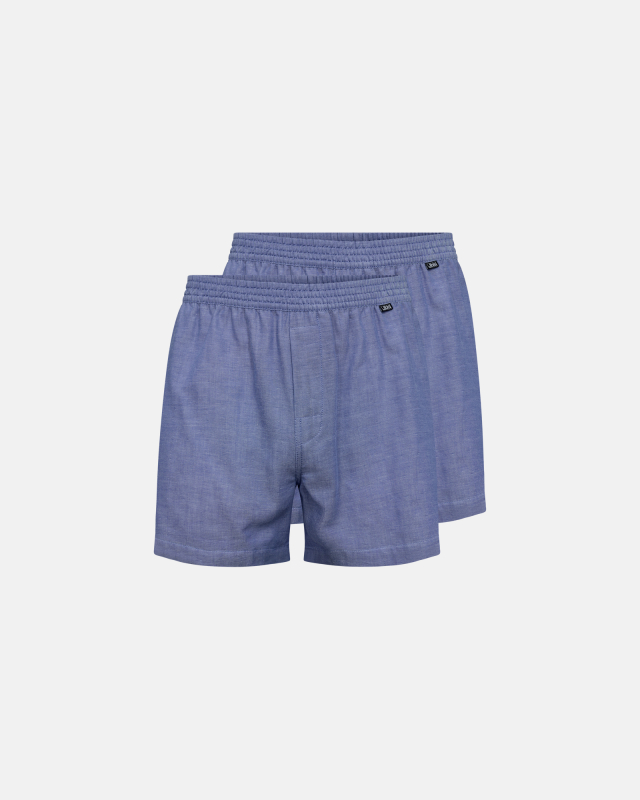 Boxershorts 2-pak | 100% bomuld | Blå -JBS