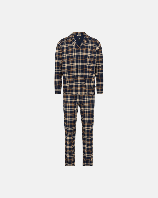 Pyjamassæt "flannel" | 100% bomuld | Ternet -JBS