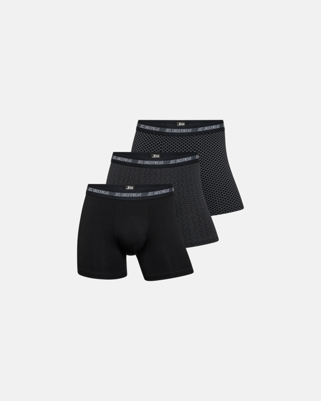 Tights 3-pak, Bambusviskose, Grå
