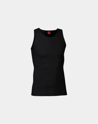 "Black or white" tanktop (singlet), Bomuld, Sort "Black or white" tanktop (singlet), Bomuld, Sort