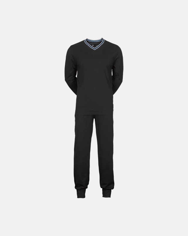 Pyjamas "jersey", 100% bomuld, Sort