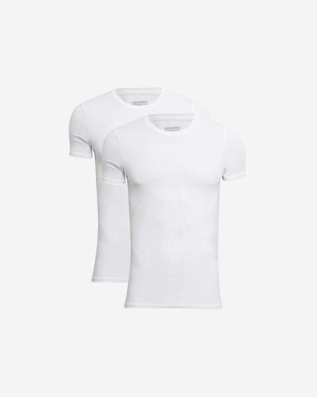 T-shirt "o-neck" 2-pak, Bambusviskose, Hvid