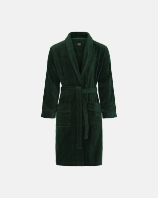 Badekåbe, 100% velour bomuld, Grøn Badekåbe, 100% velour bomuld, Grøn