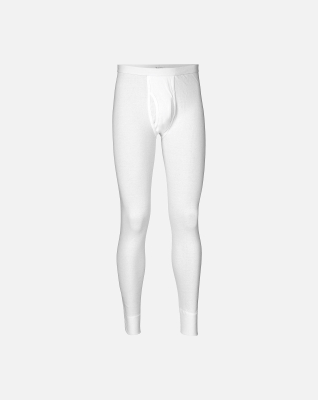 Long johns "original", 100% bomuld, Hvid Long johns "original", 100% bomuld, Hvid
