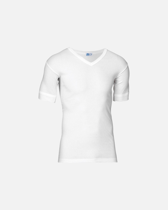 T-shirt "v-neck original" | 100% bomuld | Hvid -JBS