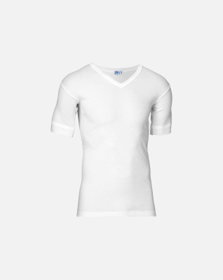 T-shirt "v-neck original", 100% bomuld, Hvid T-shirt "v-neck original", 100% bomuld, Hvid