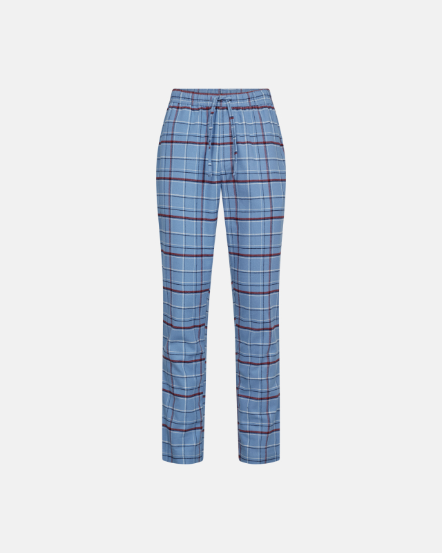 Pyjamasbukser 'flannel', 100% bomuld, Blå