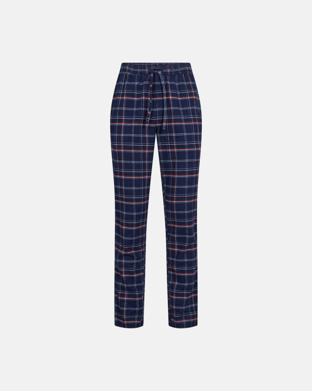 Pyjamasbukser 'flannel', 100% bomuld, Navy