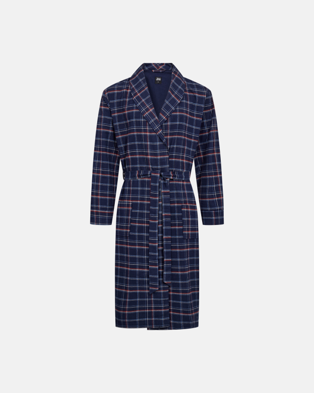Badekåbe | 100% flannel bomuld | Navy -JBS