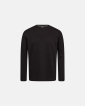 Langærmet T-shirt 'waffel' | Bomuld | Sort - JBS